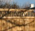 AFC Grand Island - Wood Fencing, 1059 Custom Solid with Accent Top