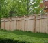 AFC Grand Island - Wood Fencing, 1064 Custom Solid with Accent Top