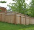 AFC Grand Island - Wood Fencing, 1068 Custom Solid with Accent Top