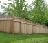 AFC Grand Island - Wood Fencing, 1069 Custom Solid with Accent Top