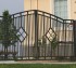 AFC Grand Island - Custom Gates, 1304 Estate gate with diamonds